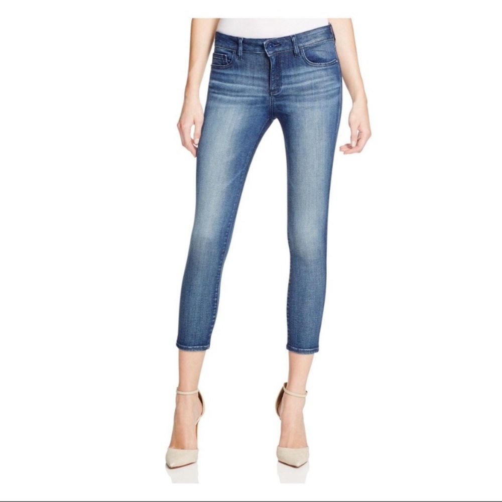 DL 1961 Florence Instasculpt Cropped Jeans.Size 27